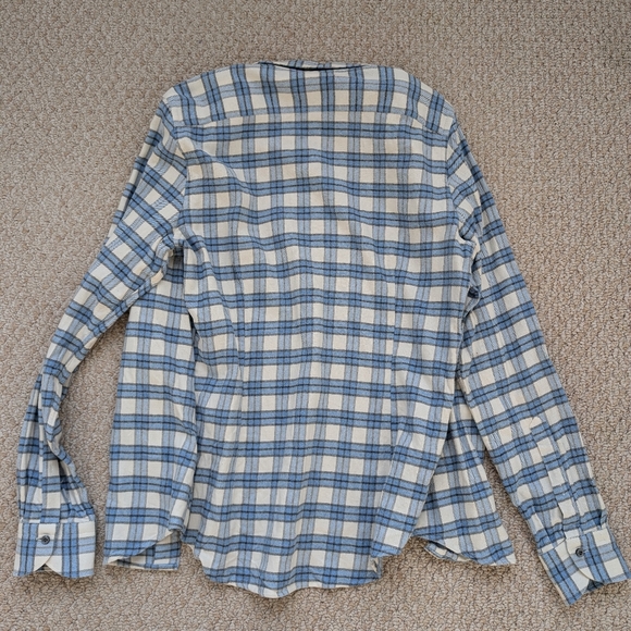 Emanuel Berg Flannel Shirt, Size 15 3/4, NWOT - Picture 2 of 3
